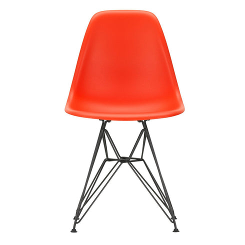 Cadeira Eames DSR em Plástico / Base Preta